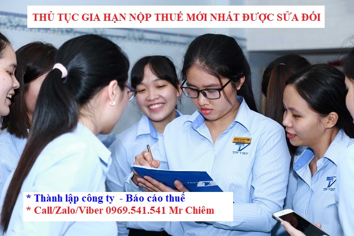 Thủ tục gia hạn nộp thuế mới nhất được sửa đổi